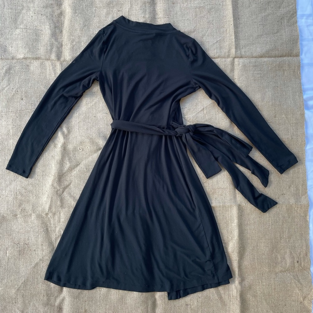 Banana Republic Black Wrap Dress - Picture 3 of 4